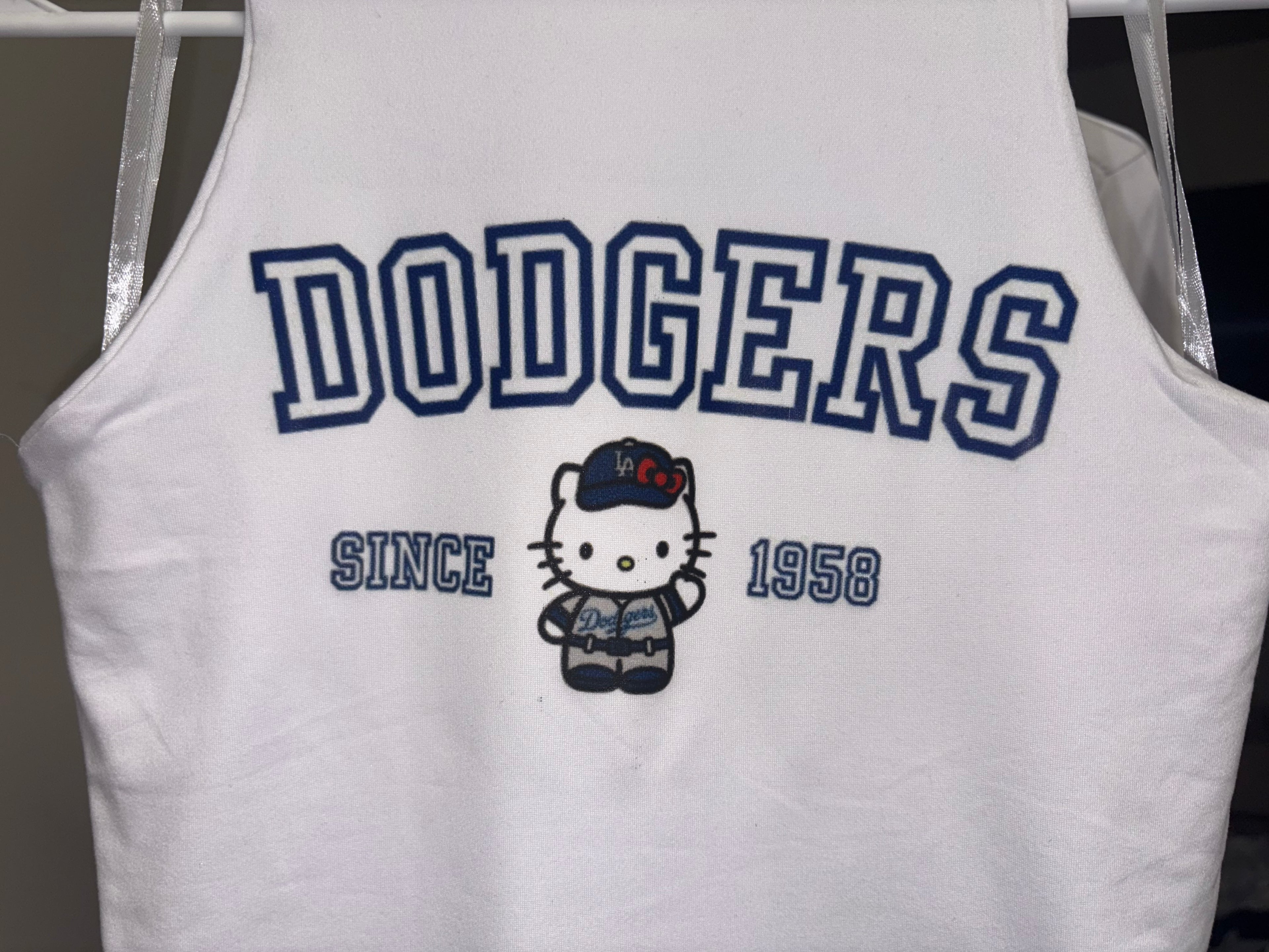 Dodgers Hello Kitty Racer Back Tank