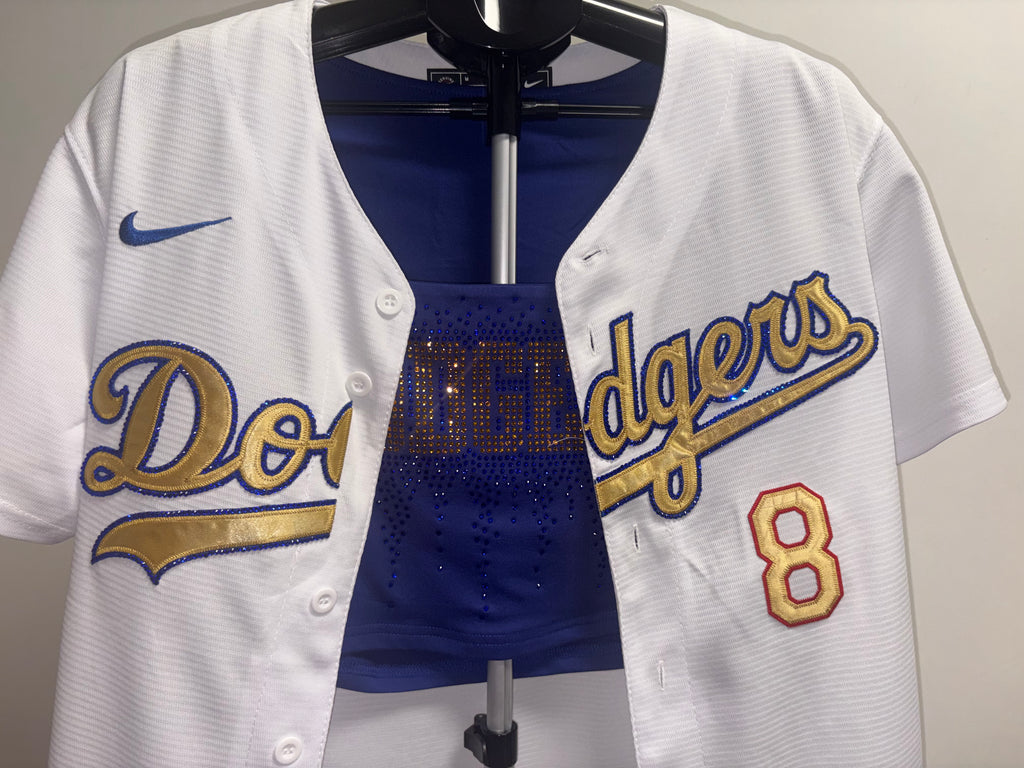 Dodgers Rhinestones WS Inspired