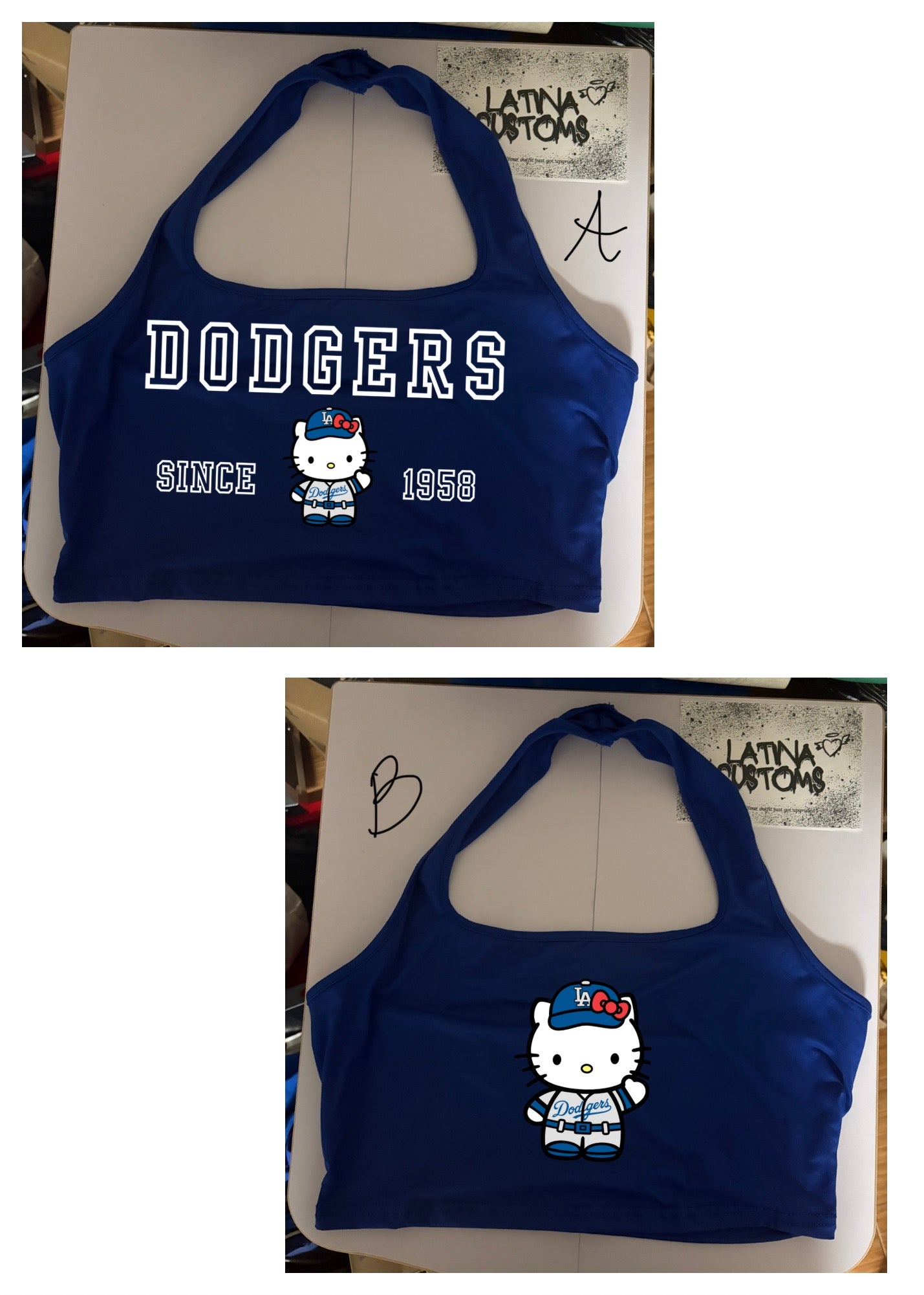 Hello Kitty Dodgers Baseball