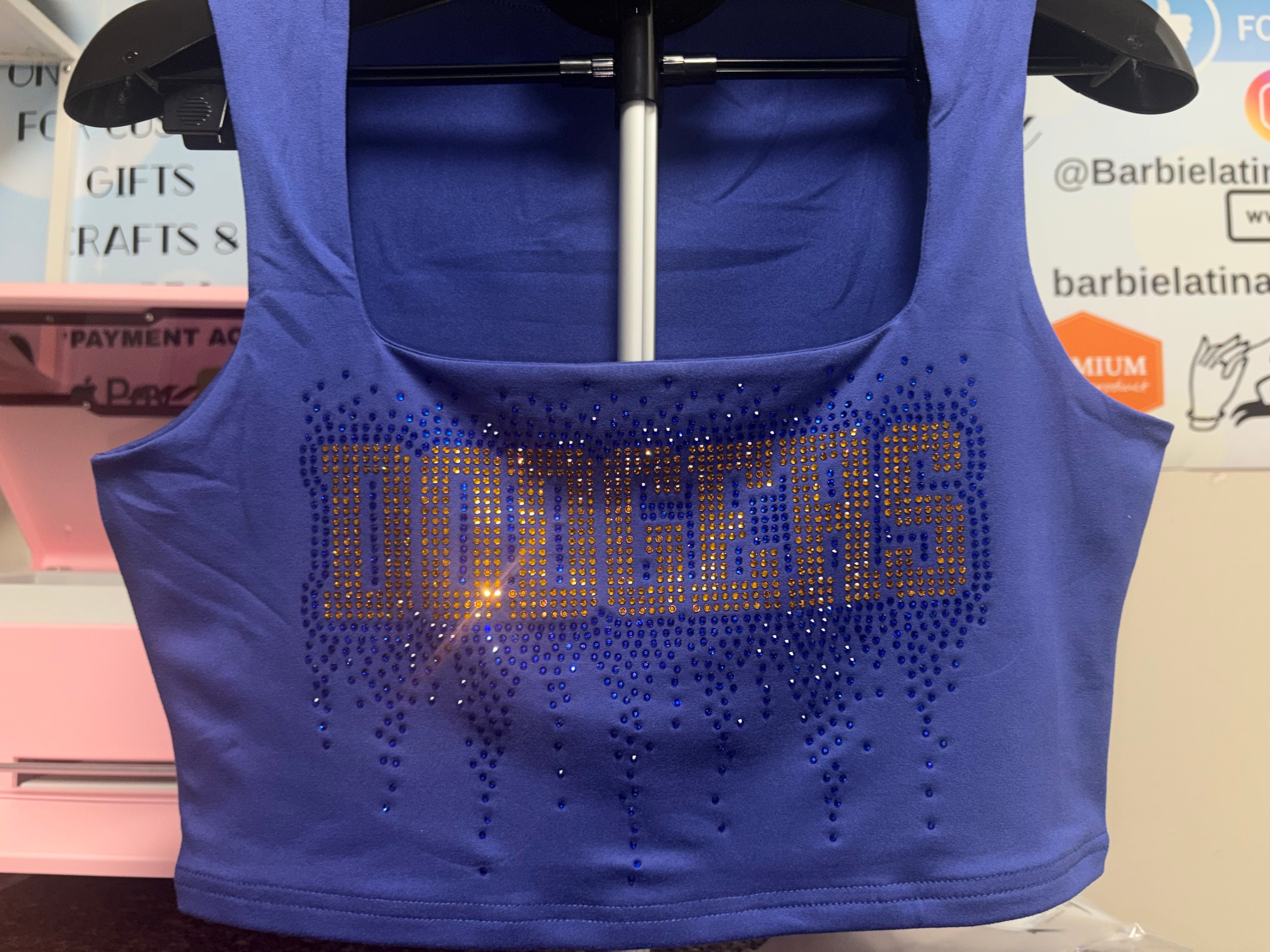 Dodgers Rhinestones WS Inspired