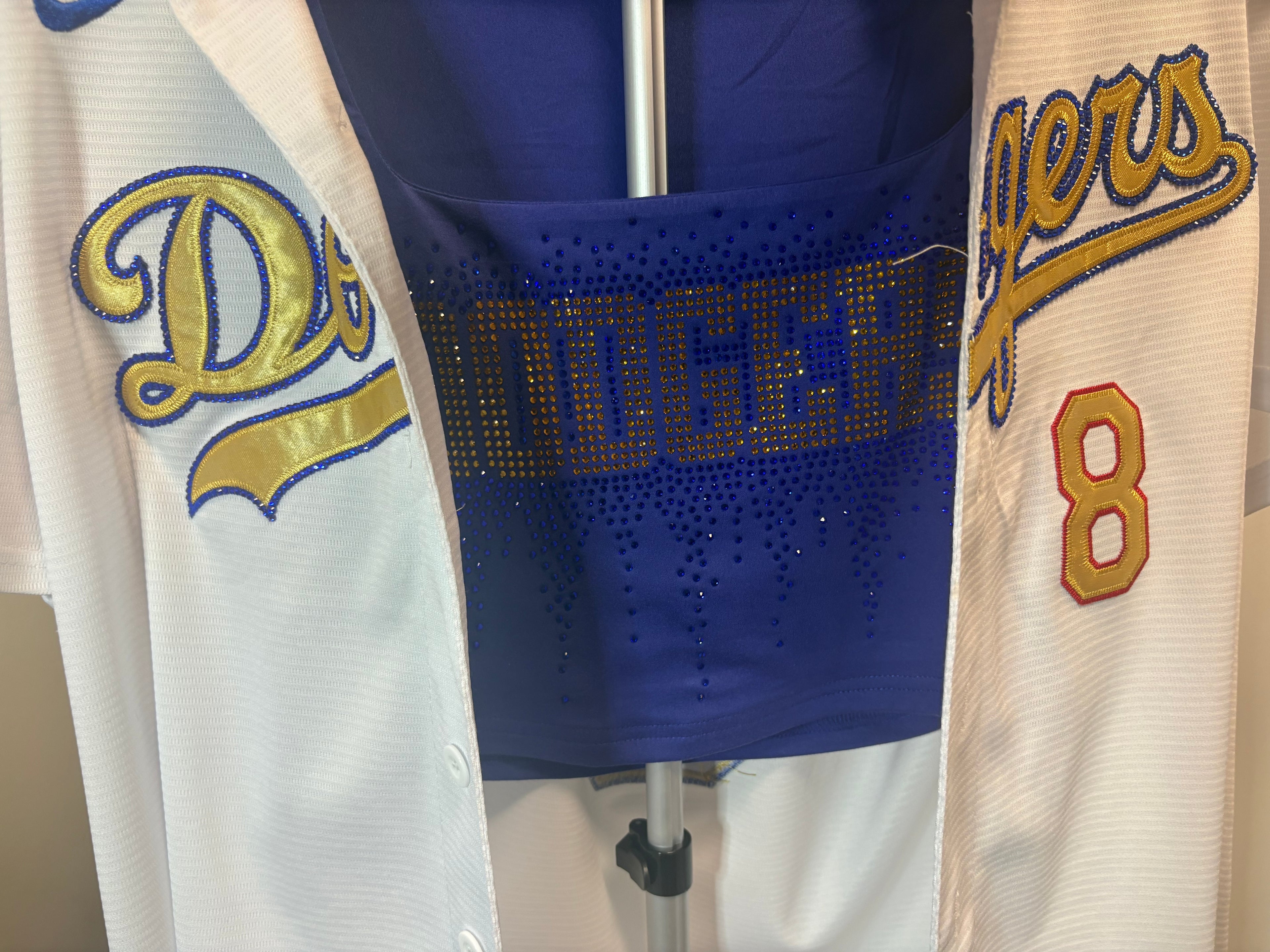 Dodgers Rhinestones WS Inspired