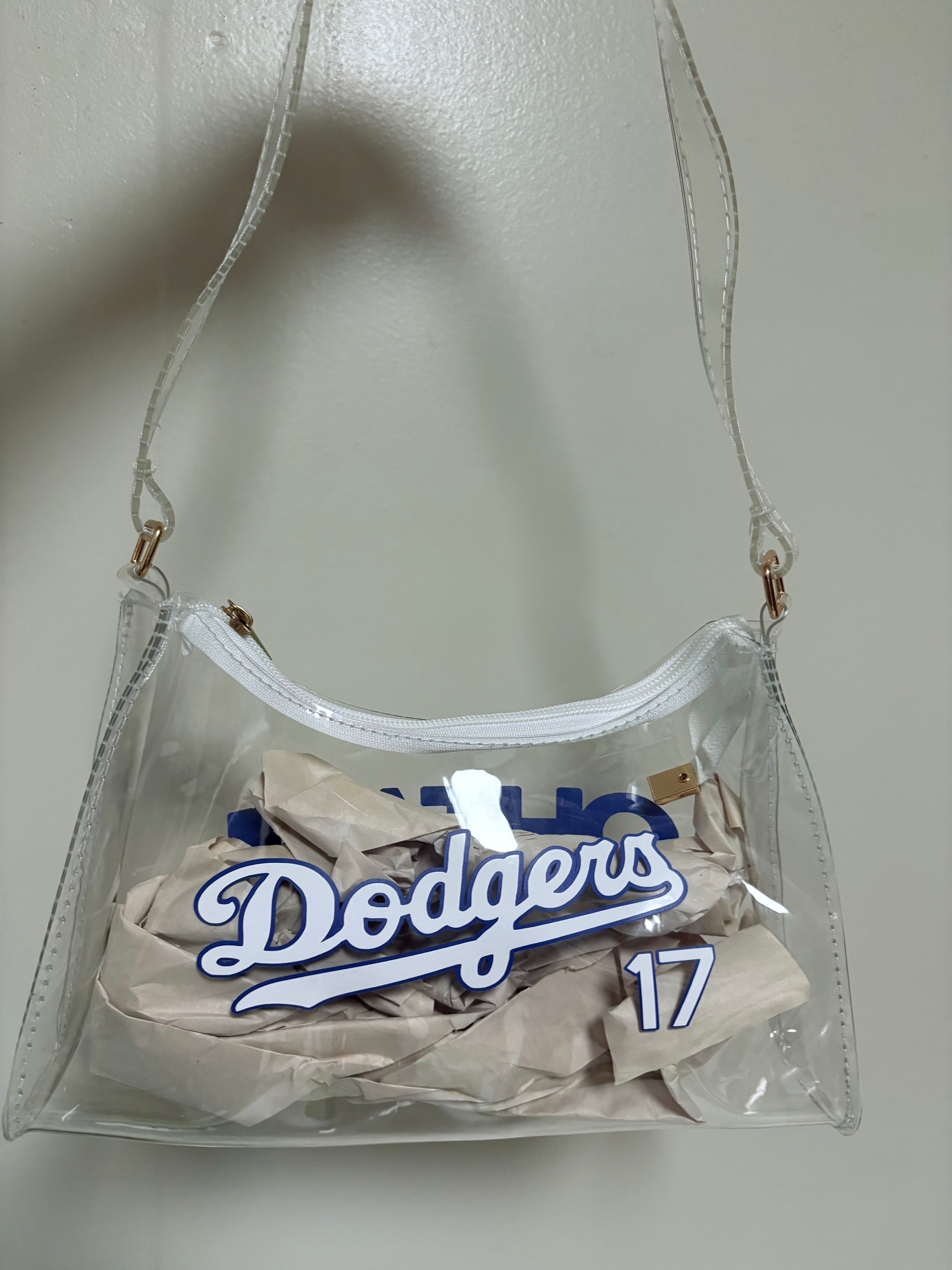 Stadium Approved Clear Shoulder Bag - Sport Teams Inspired