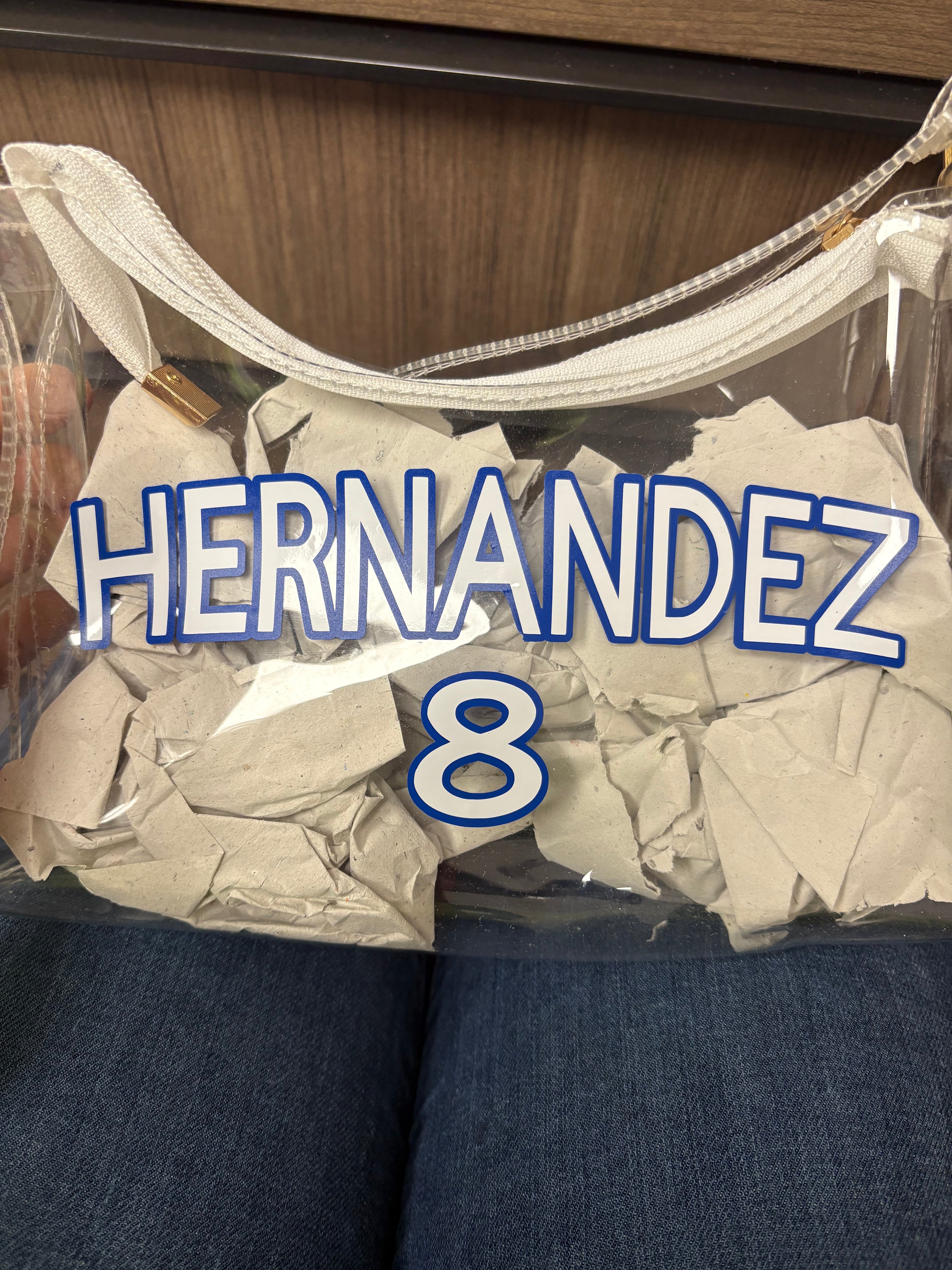 Stadium Approved Clear Shoulder Bag - Sport Teams Inspired