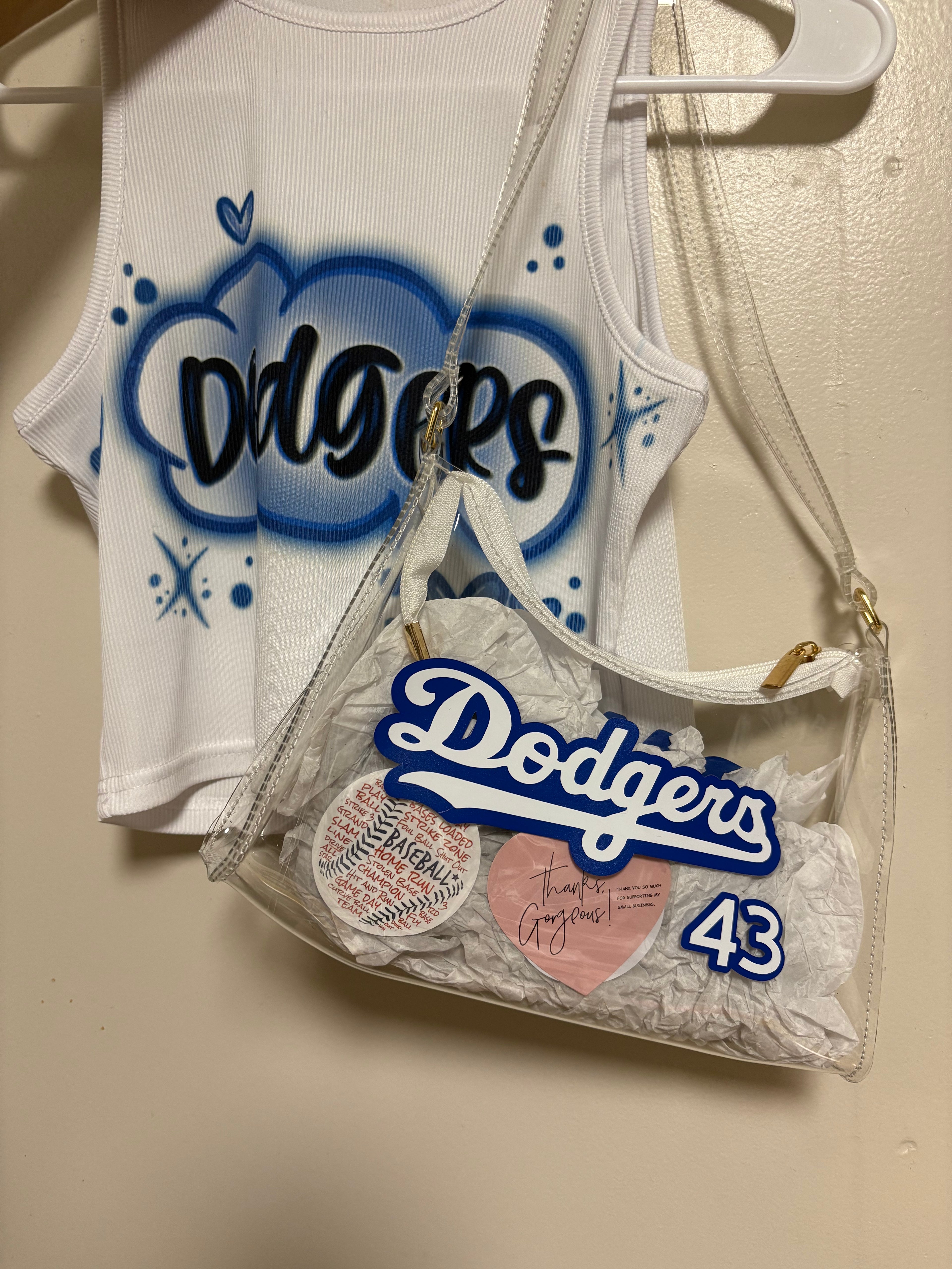 Stadium Approved Clear Shoulder Bag - Sport Teams Inspired