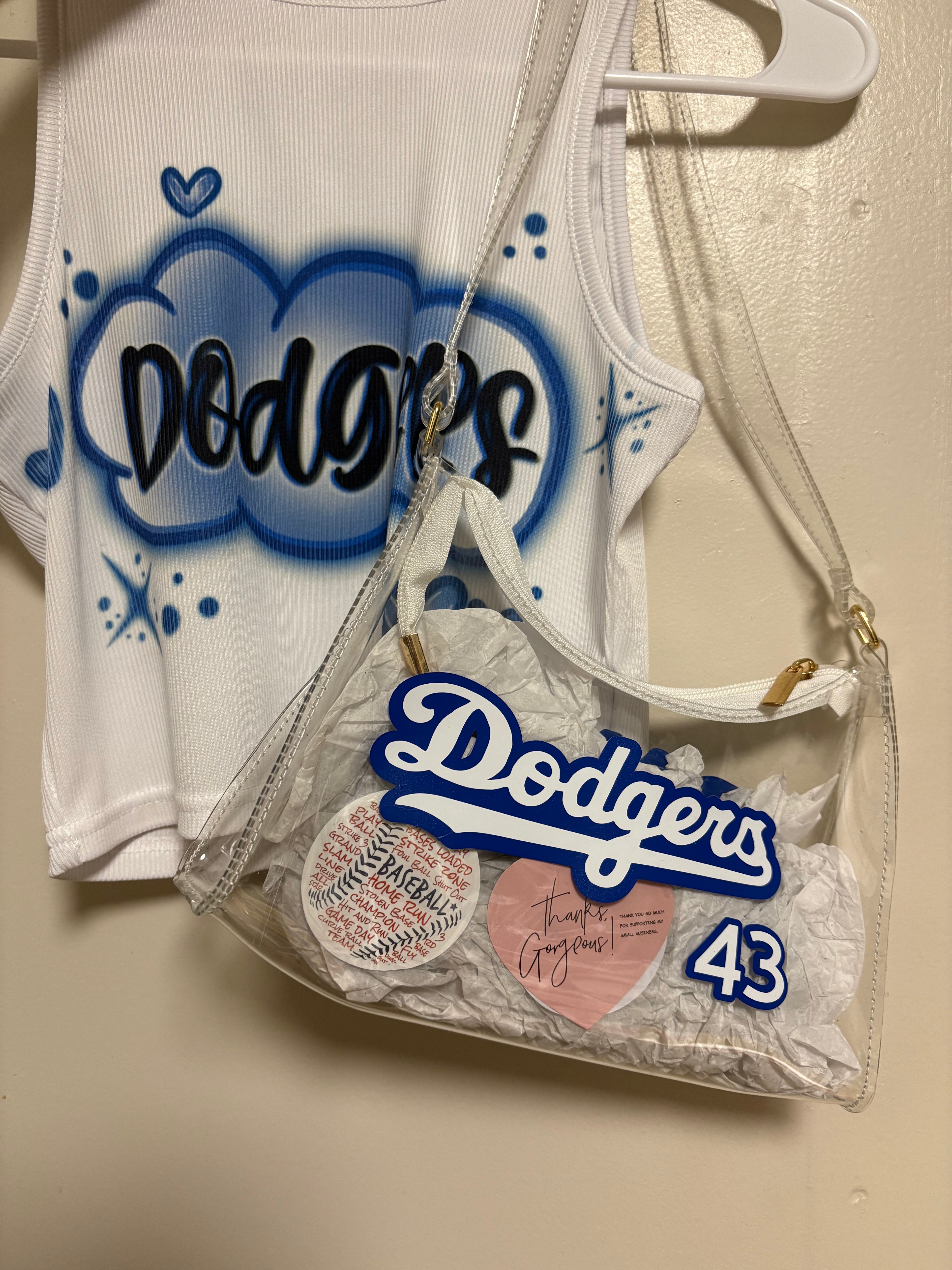 Stadium Approved Clear Shoulder Bag - Sport Teams Inspired