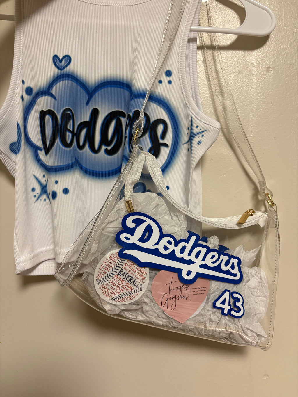 Stadium Approved Clear Shoulder Bag - Sport Teams Inspired