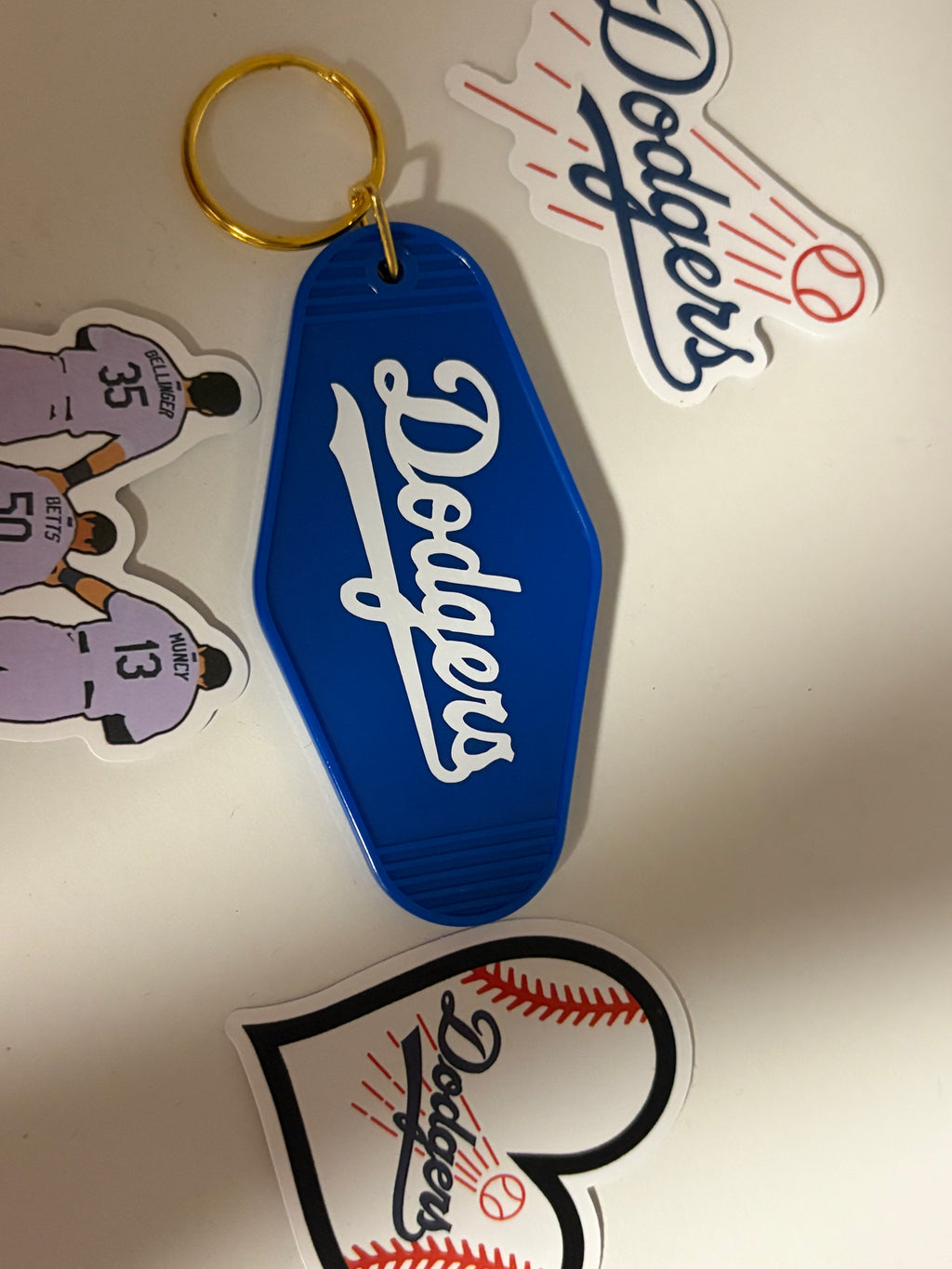 Dodgers Motel Keychain