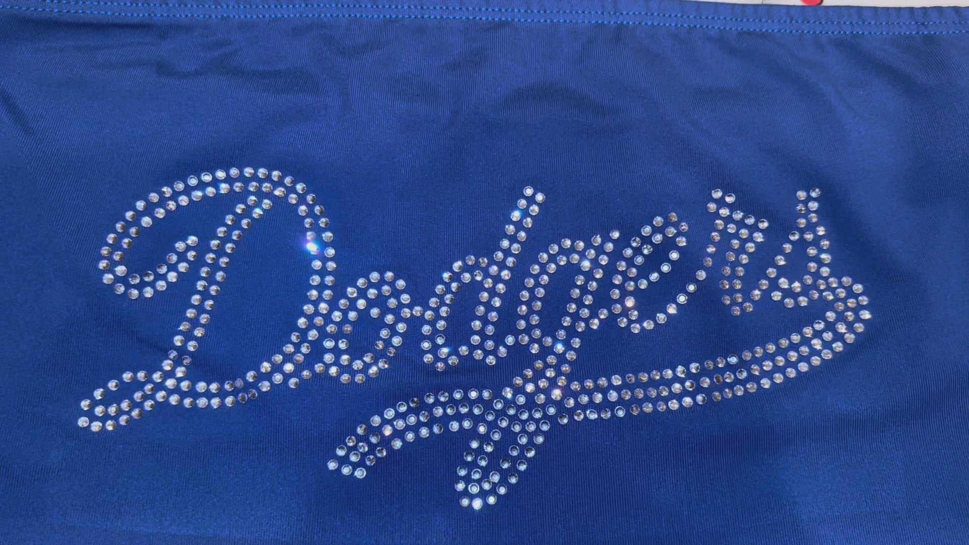 Los Angeles Dodgers Rhinestone Tube Top – World Series Champions Fan Top