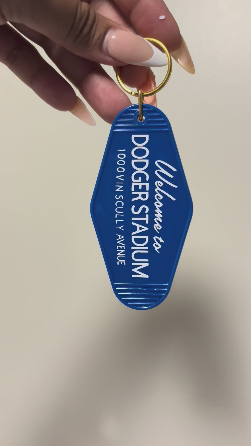 Dodgers Motel Keychain